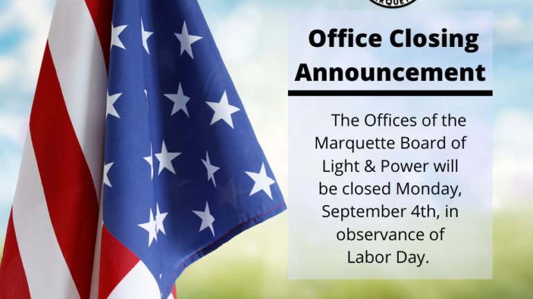 Office Closing Announcement – Monday, September 4th, 2023 – Labor Day