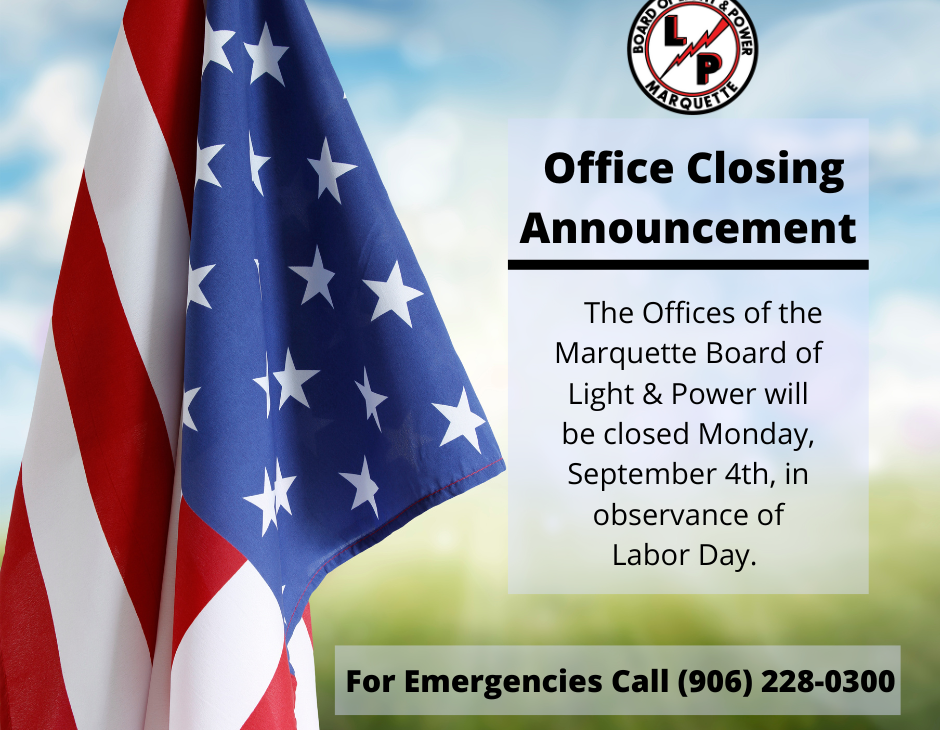 Office Closing Announcement – Monday, September 4th, 2023 – Labor Day
