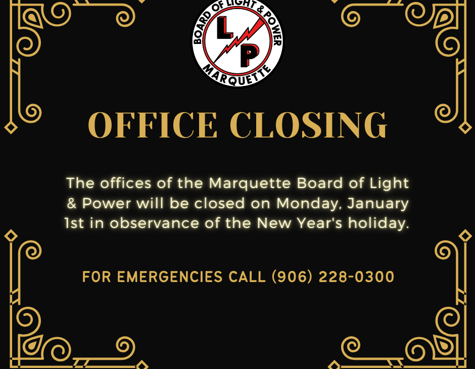 Office Closing – Monday, January 1st