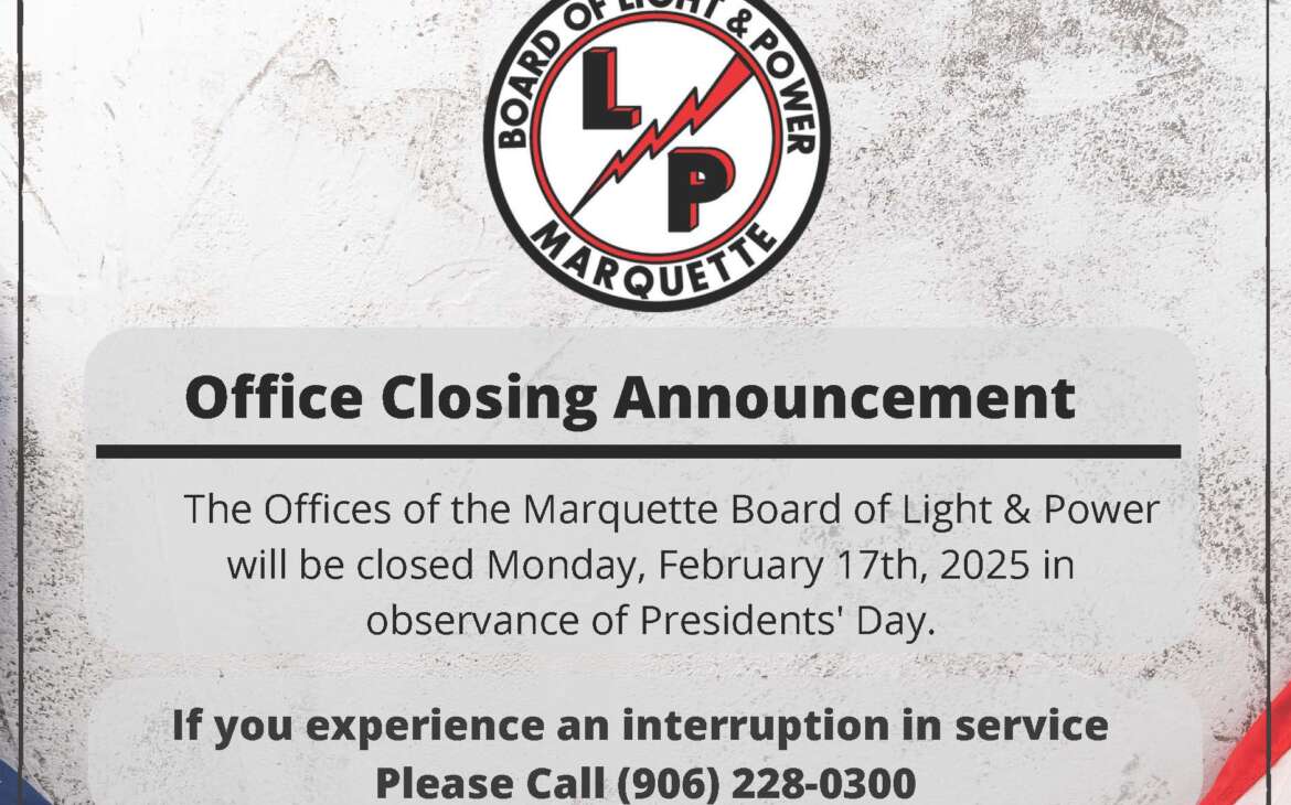 Office Closing – Monday, February 17th, 2025