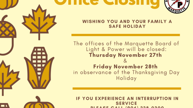 Office Closing – Nov. 27th & Nov. 28th