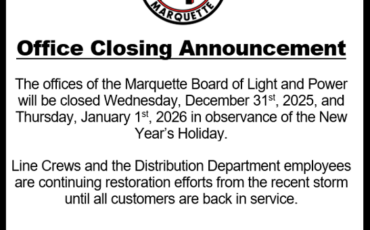 Office Closed – Dec. 31st & Jan 1st