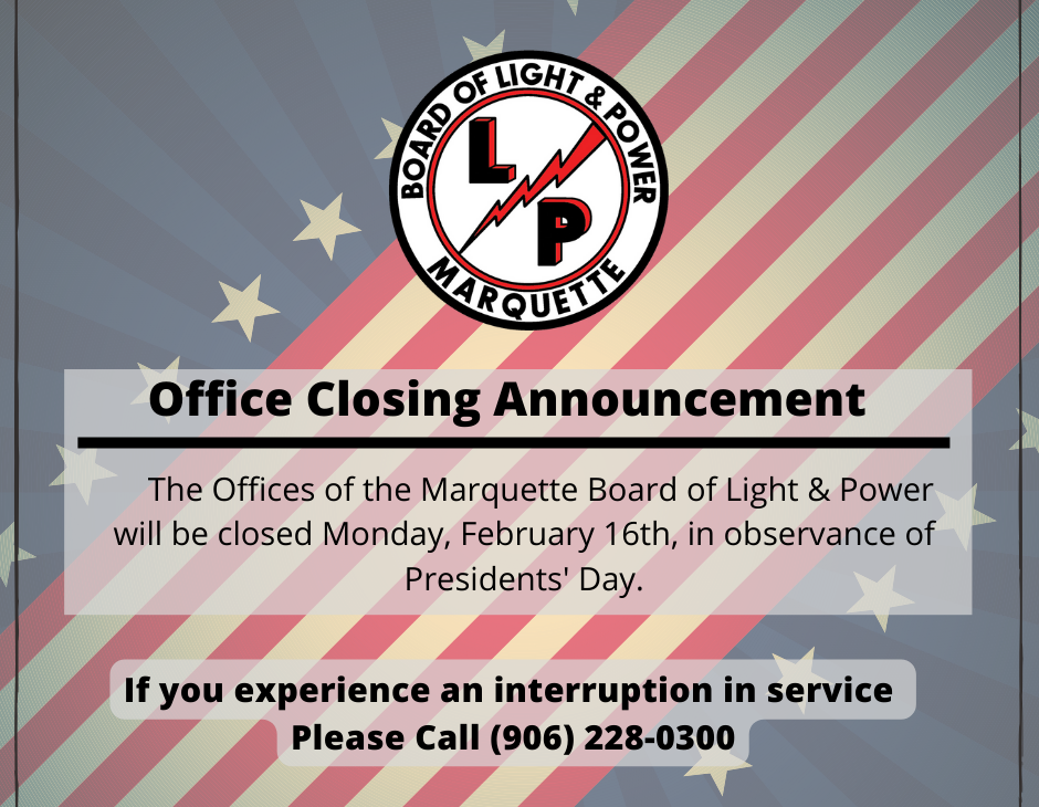 Office Closed – February 16th, 2026 – Presidents’ Day