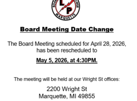 Board Meeting Date Change