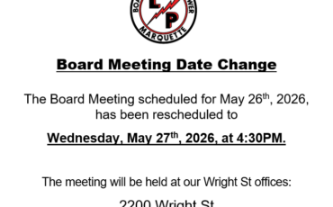 Board Meeting Date Change
