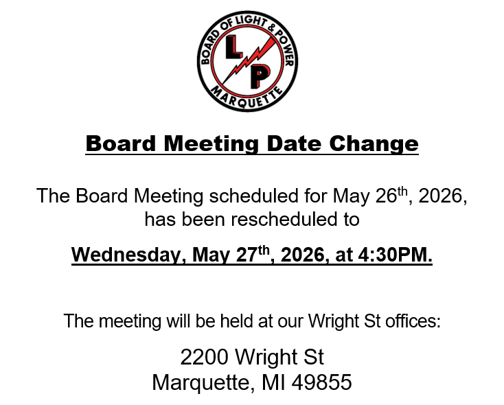 Board Meeting Date Change
